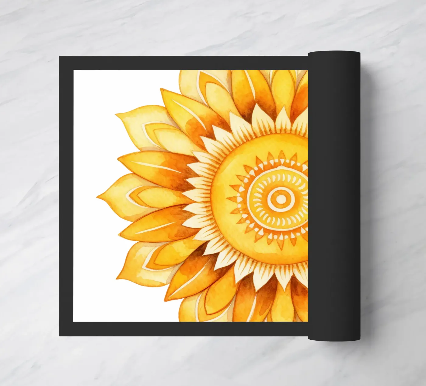 Sun Mandala doormat by Spiritual Touch