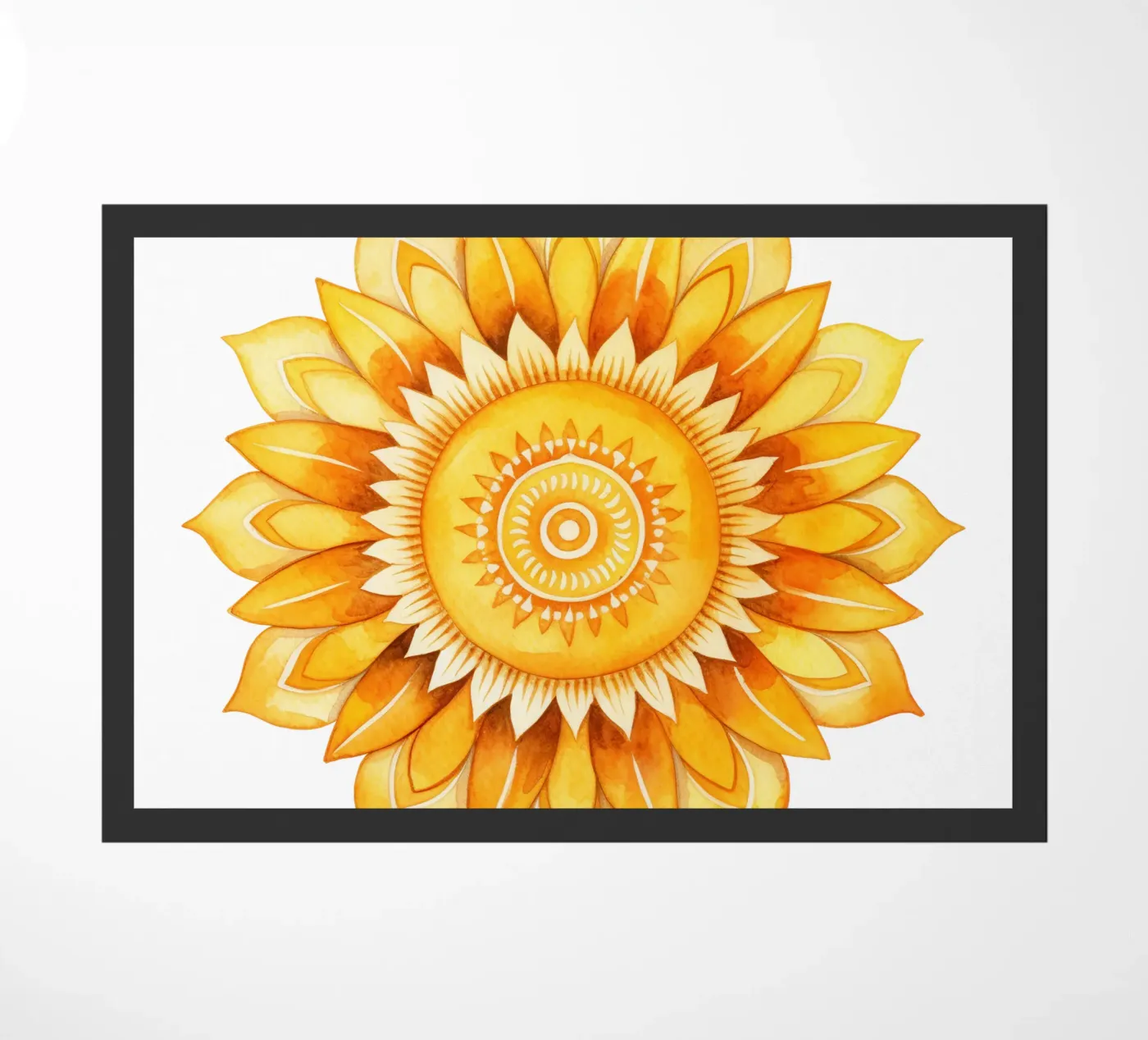 Sun Mandala doormat by Spiritual Touch