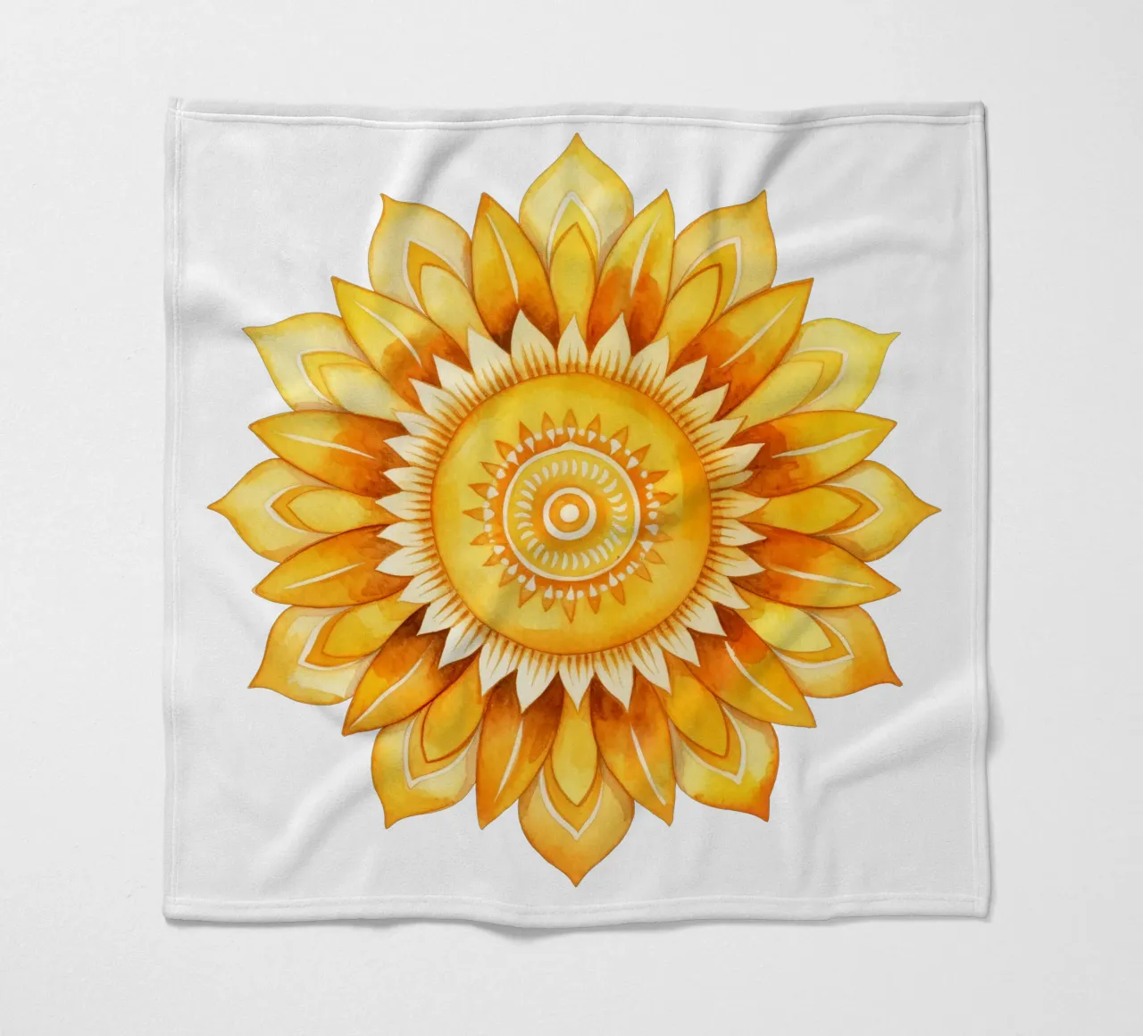 Mandala del sole coperta in pile da Spiritual Touch