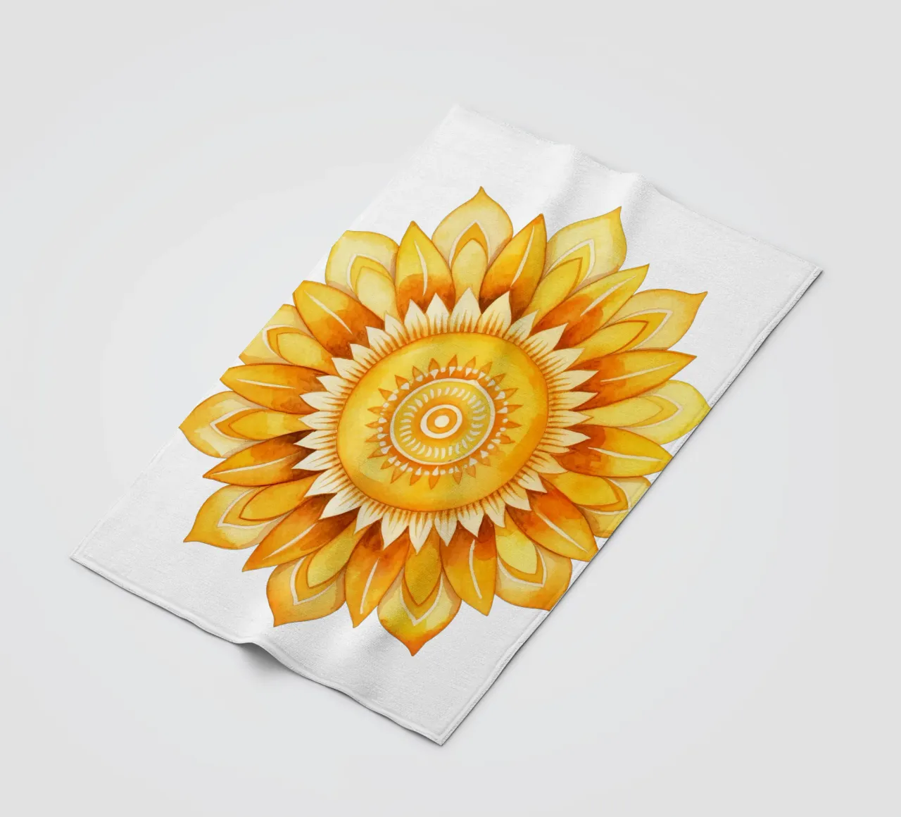 Mandala del sole coperta in pile da Spiritual Touch