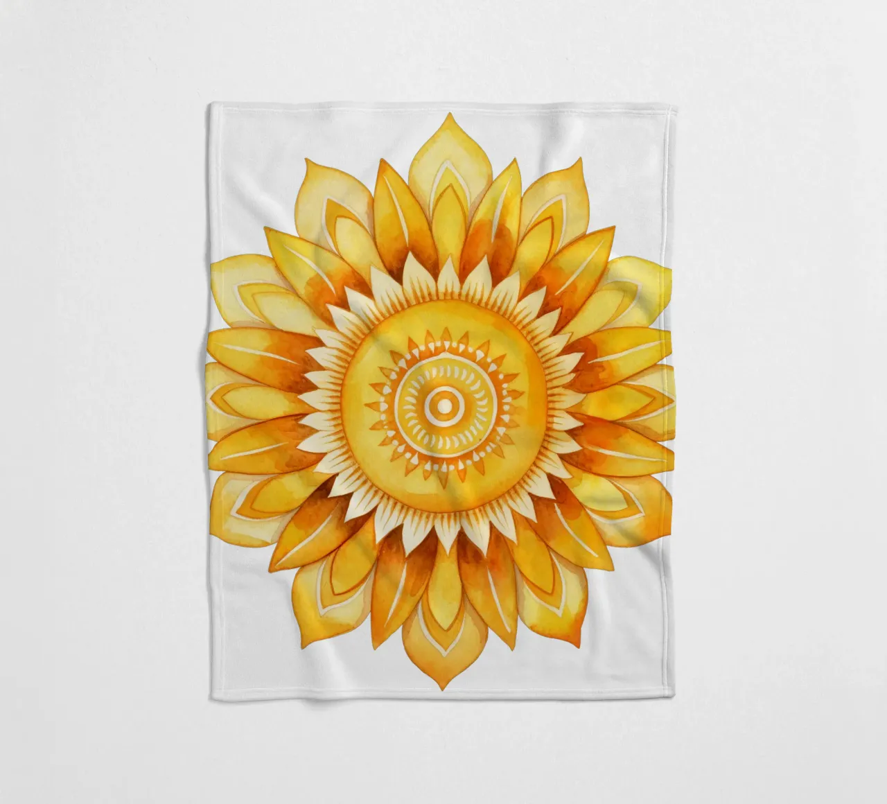 Mandala del sole coperta in pile da Spiritual Touch