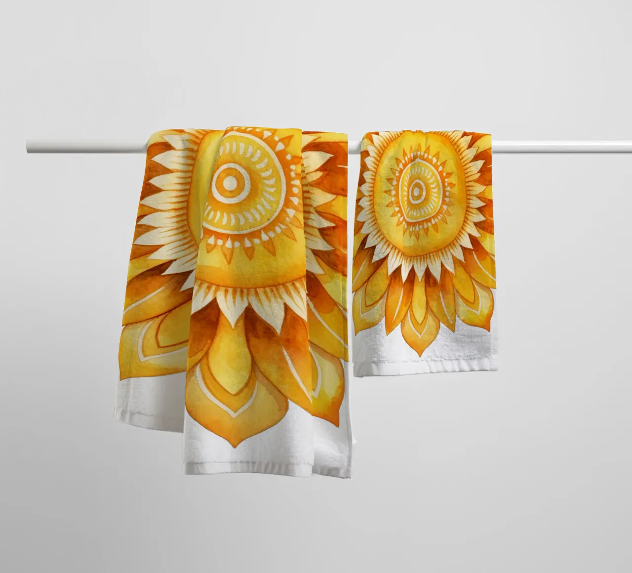 Mandala del sole asciugamano da bagno da Spiritual Touch