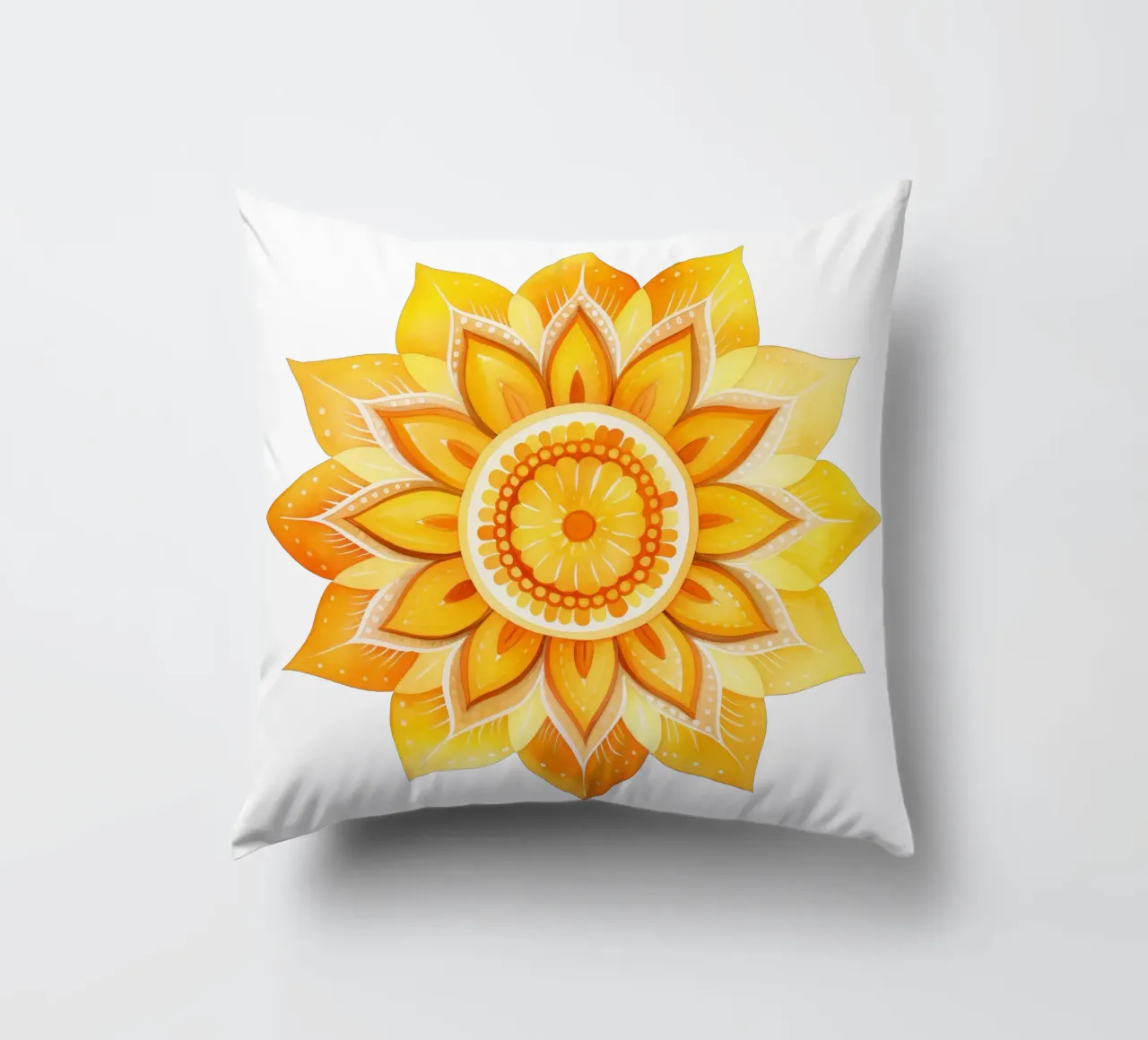 Mandala del sole cuscino da Spiritual Touch
