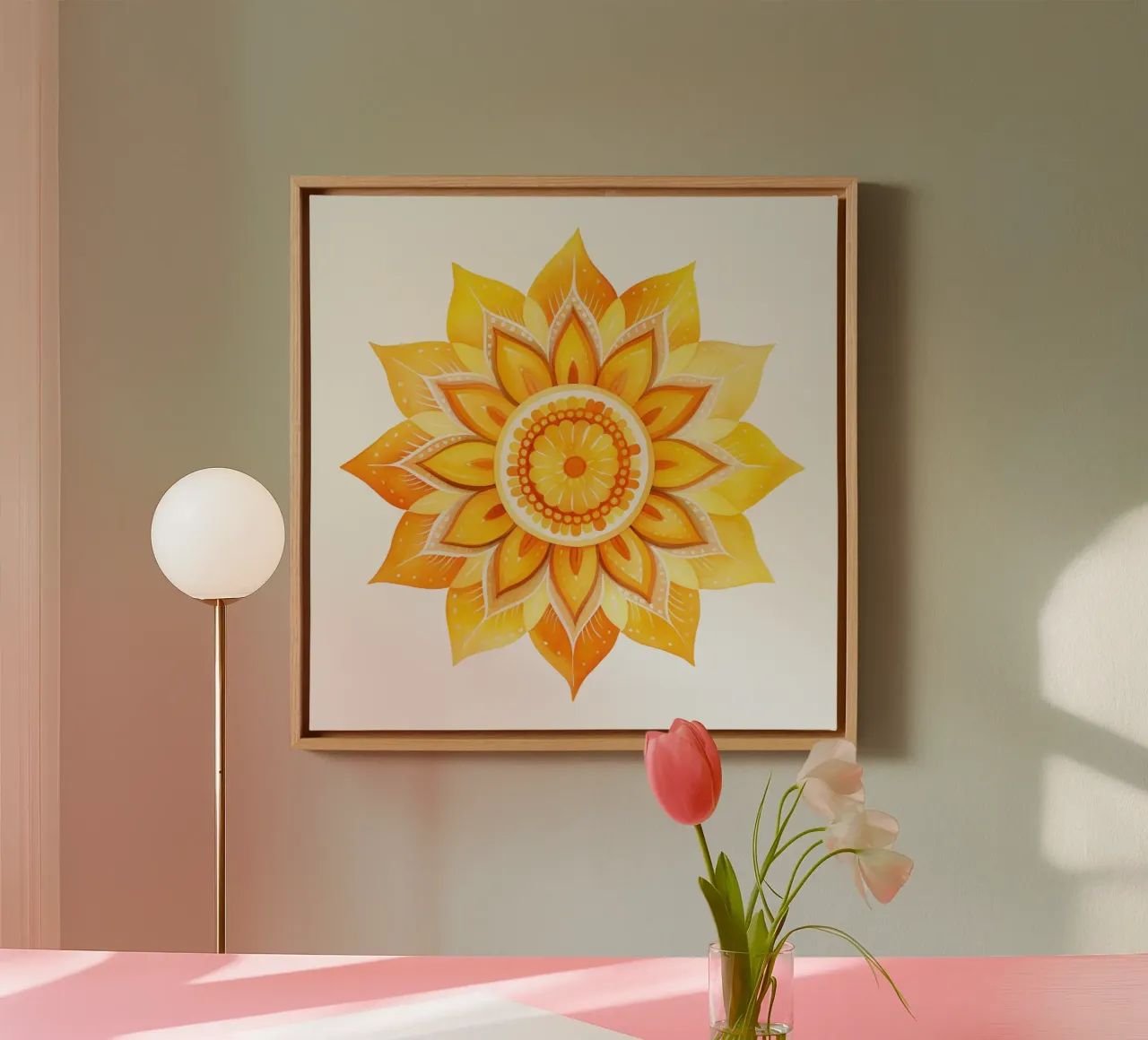 Sun Mandala canvas by Spiritual Touch
