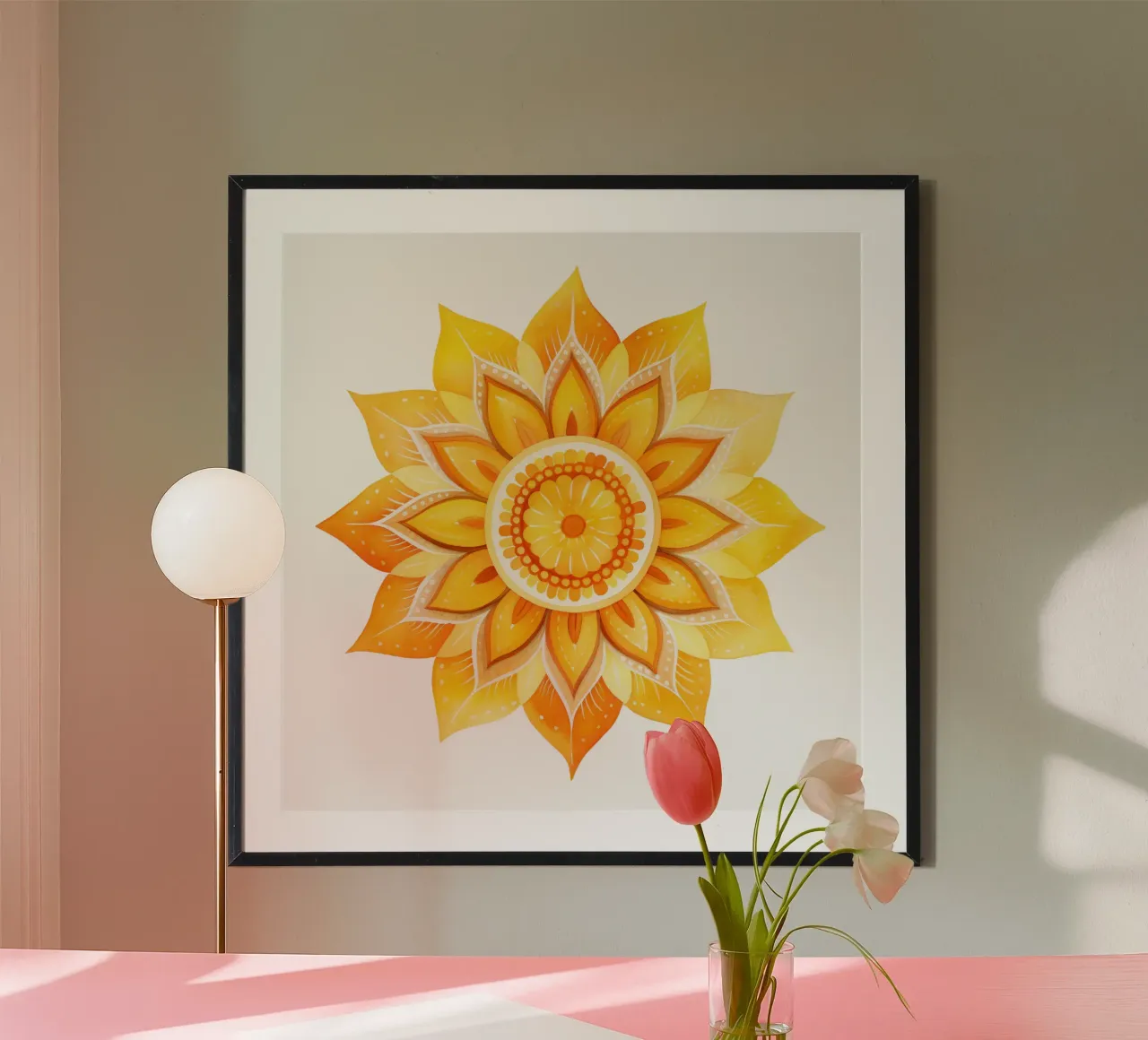 Sun Mandala poster by Spiritual Touch