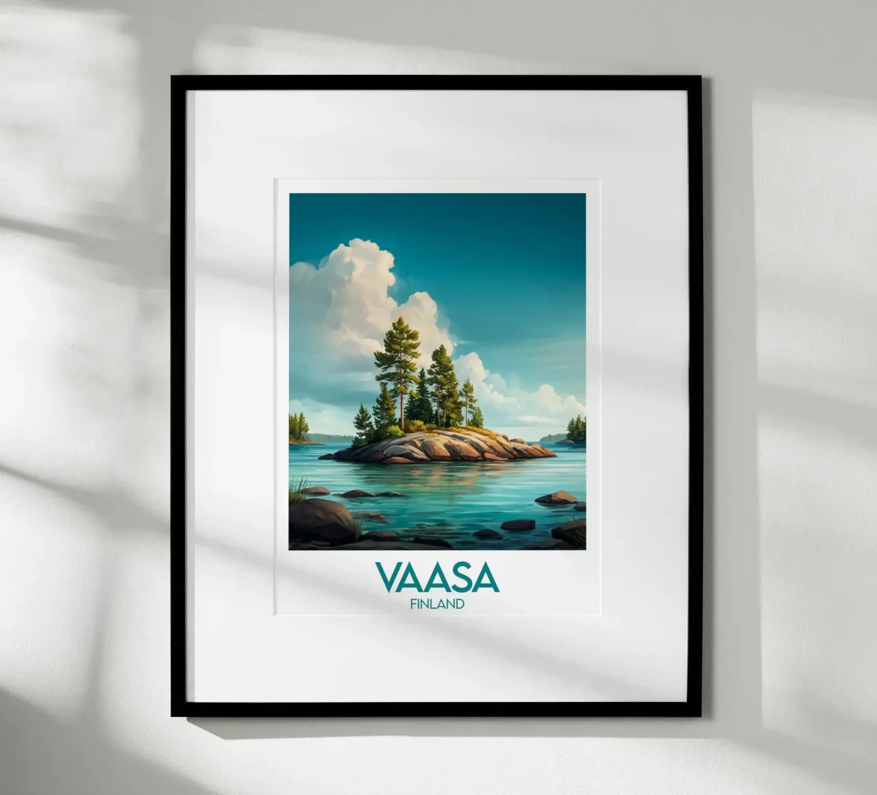 Affiche Vaasa poster da Frame the World