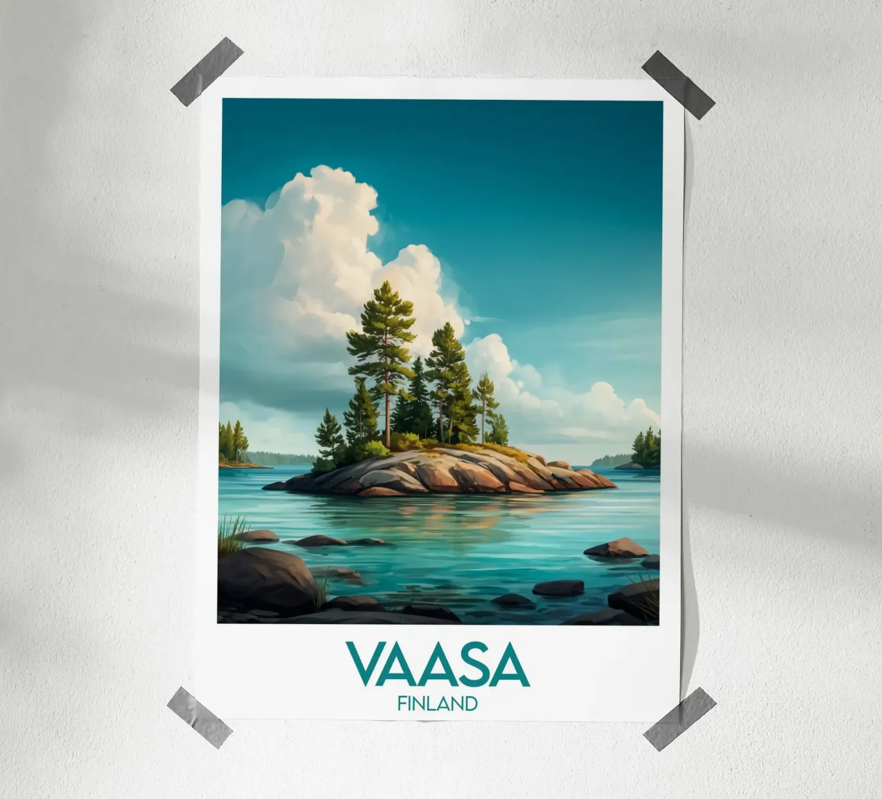 Affiche Vaasa poster da Frame the World
