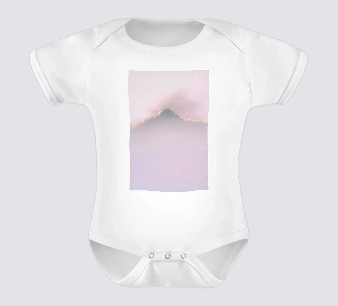 Infinity Cloud short-sleeve baby romper by Sebastian Hilgetag