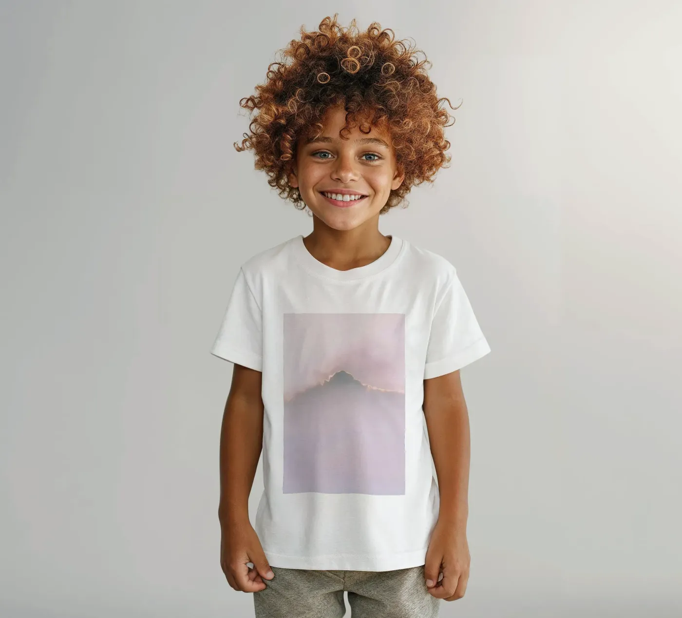 Infinity Cloud kids t-shirt by Sebastian Hilgetag