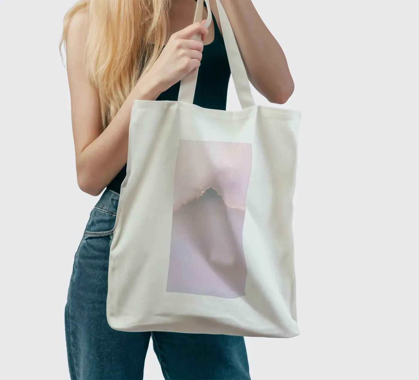 Infinity Cloud jute draagtas van Sebastian Hilgetag