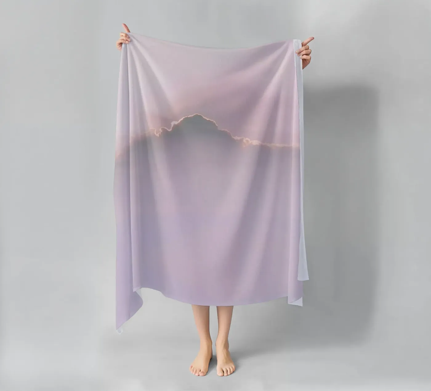 Infinity Cloud beach towel by Sebastian Hilgetag