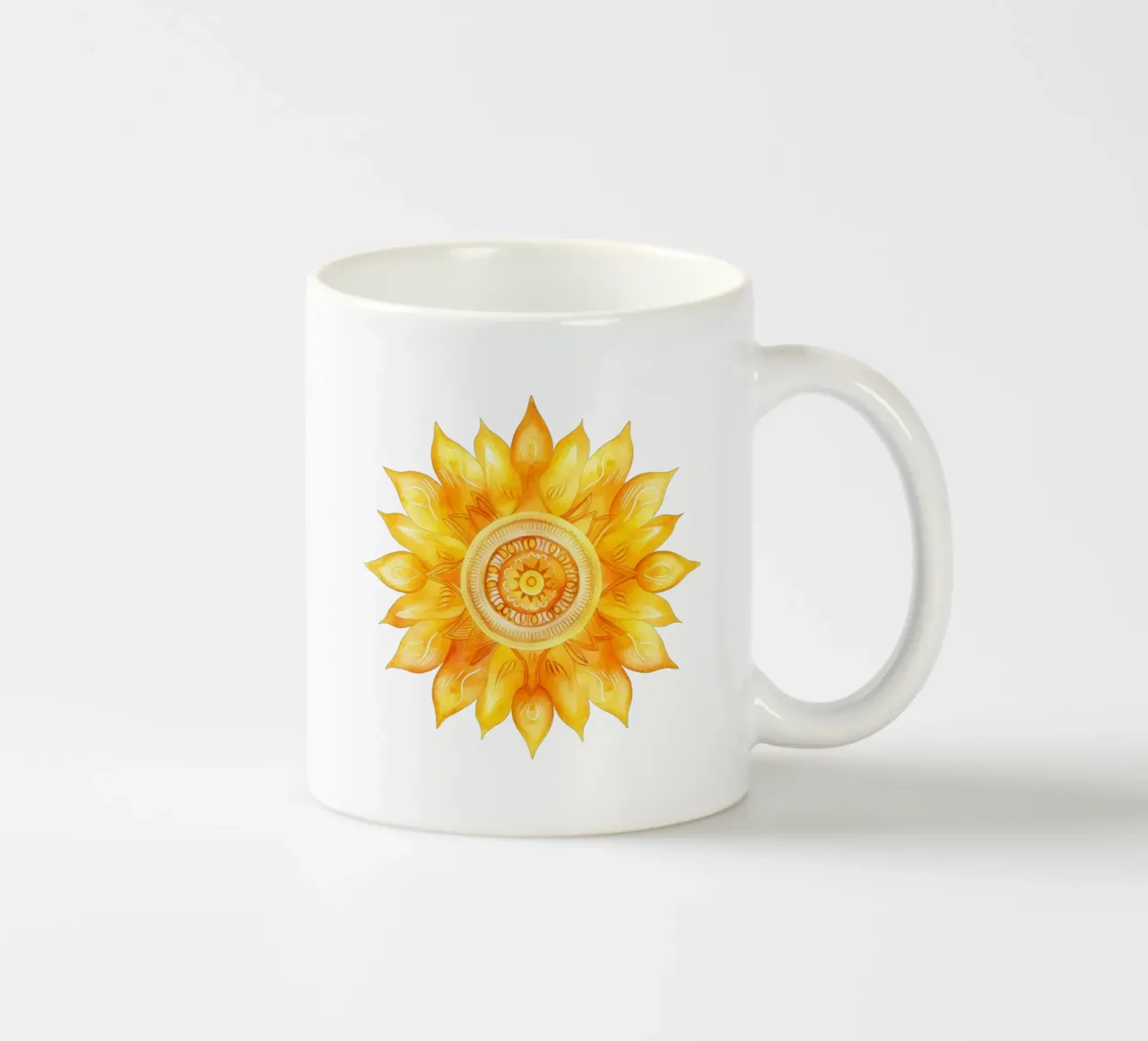 Mandala del sole tazza in ceramica da Spiritual Touch