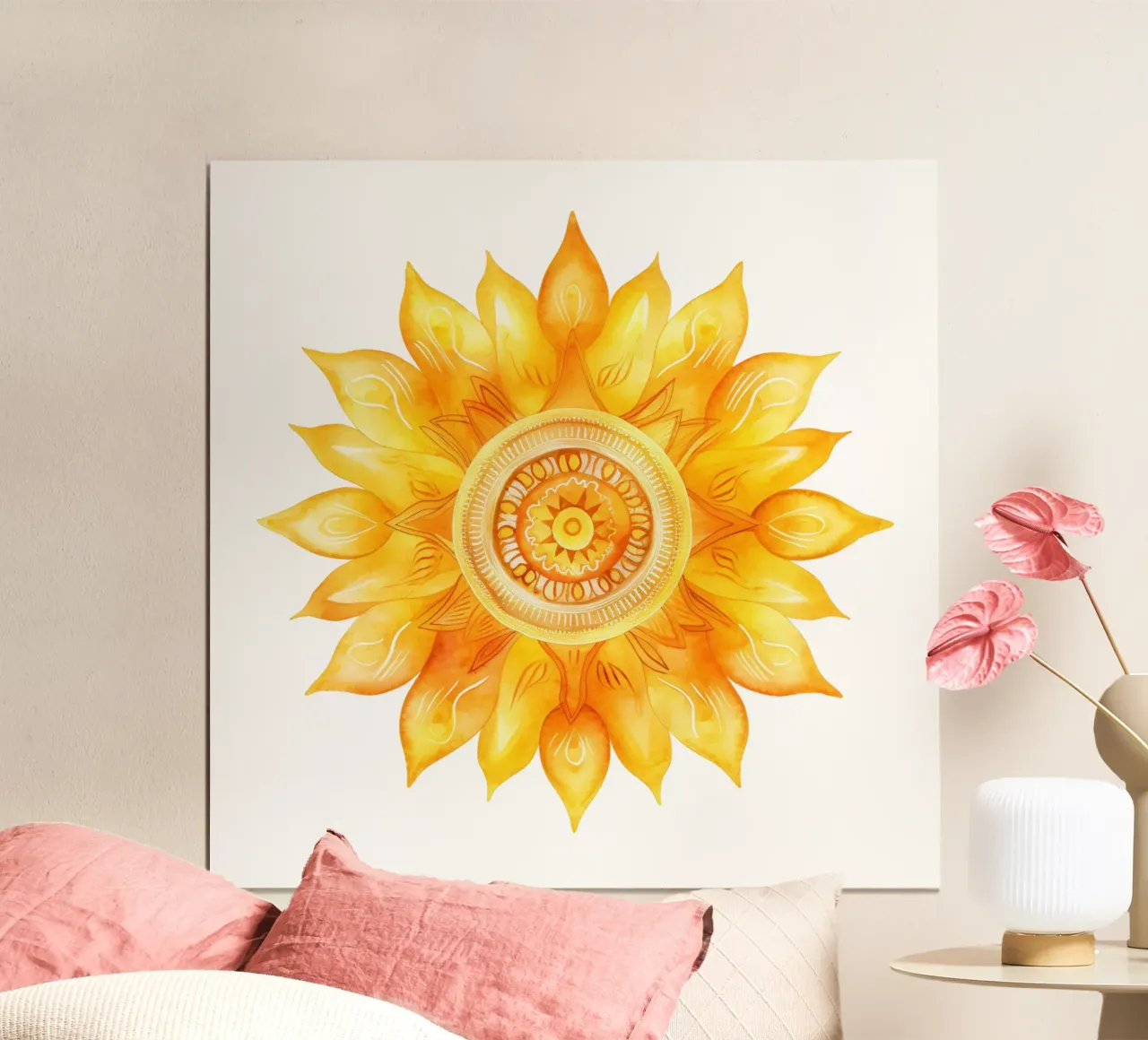 Sun Mandala poster by Spiritual Touch