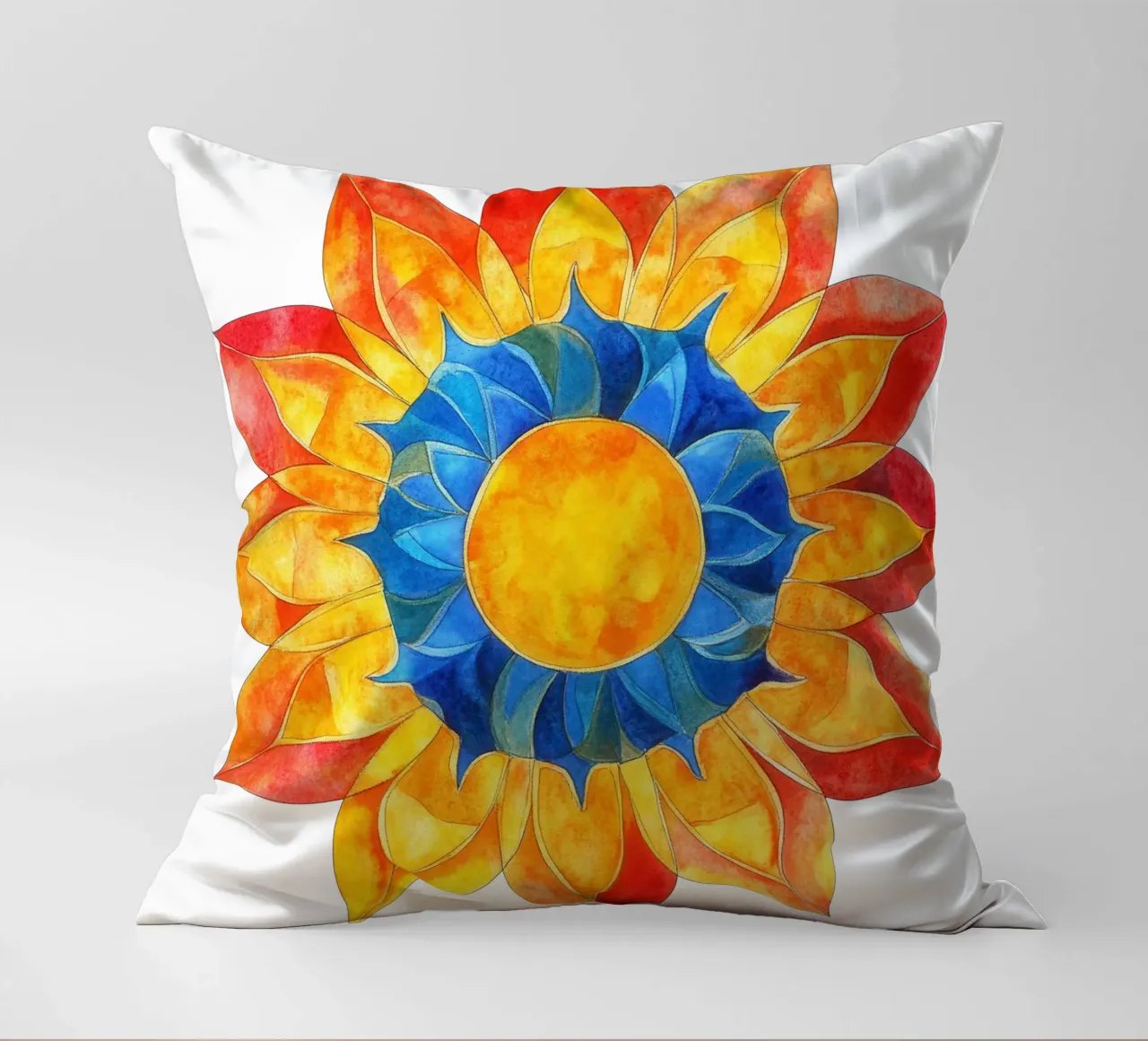 Mandala del sole cuscino da Spiritual Touch