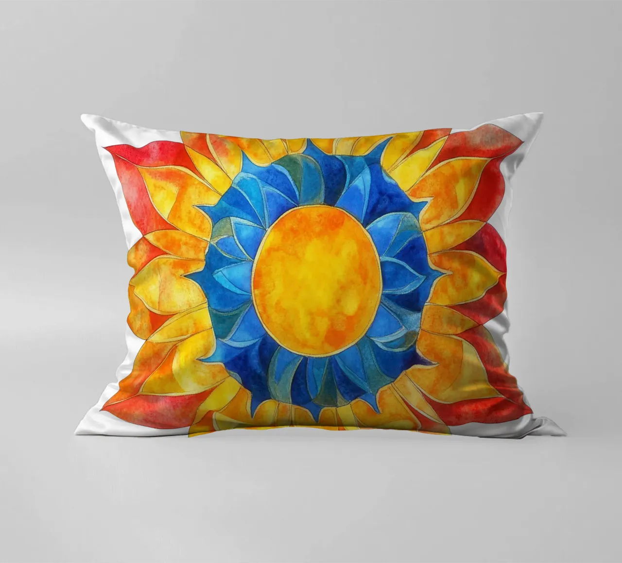 Mandala del sole cuscino da Spiritual Touch