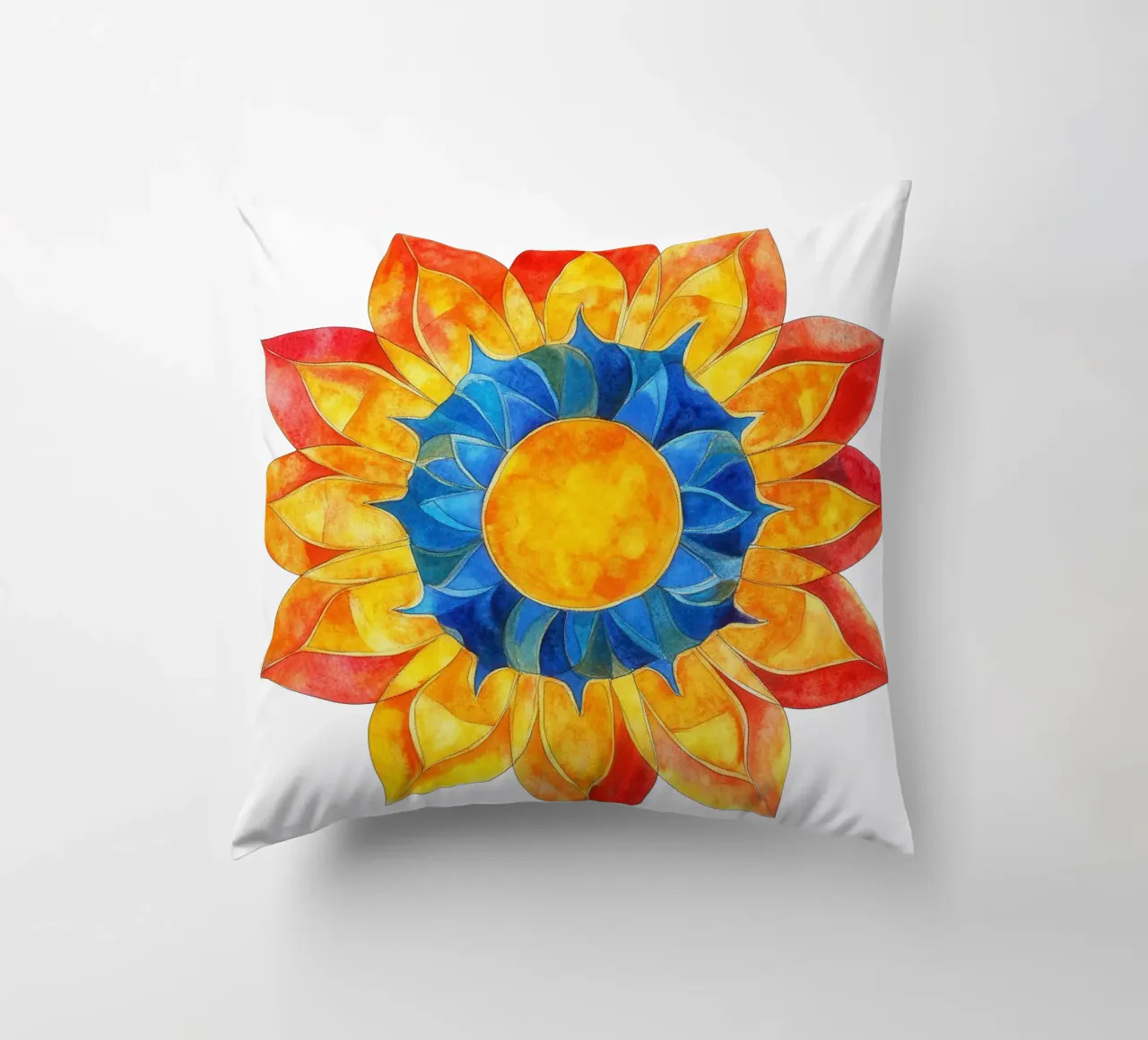 Mandala del sole cuscino da Spiritual Touch