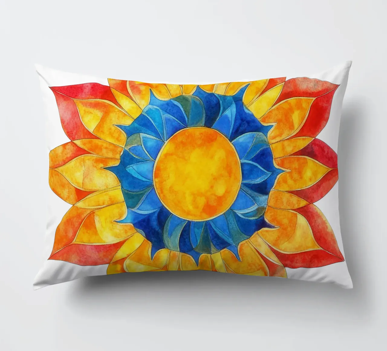 Mandala del sole cuscino da Spiritual Touch