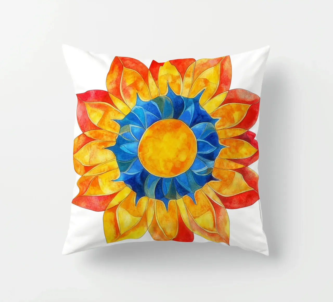 Mandala del sole cuscino da Spiritual Touch
