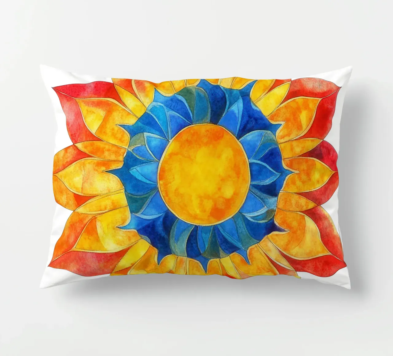 Mandala del sole cuscino da Spiritual Touch