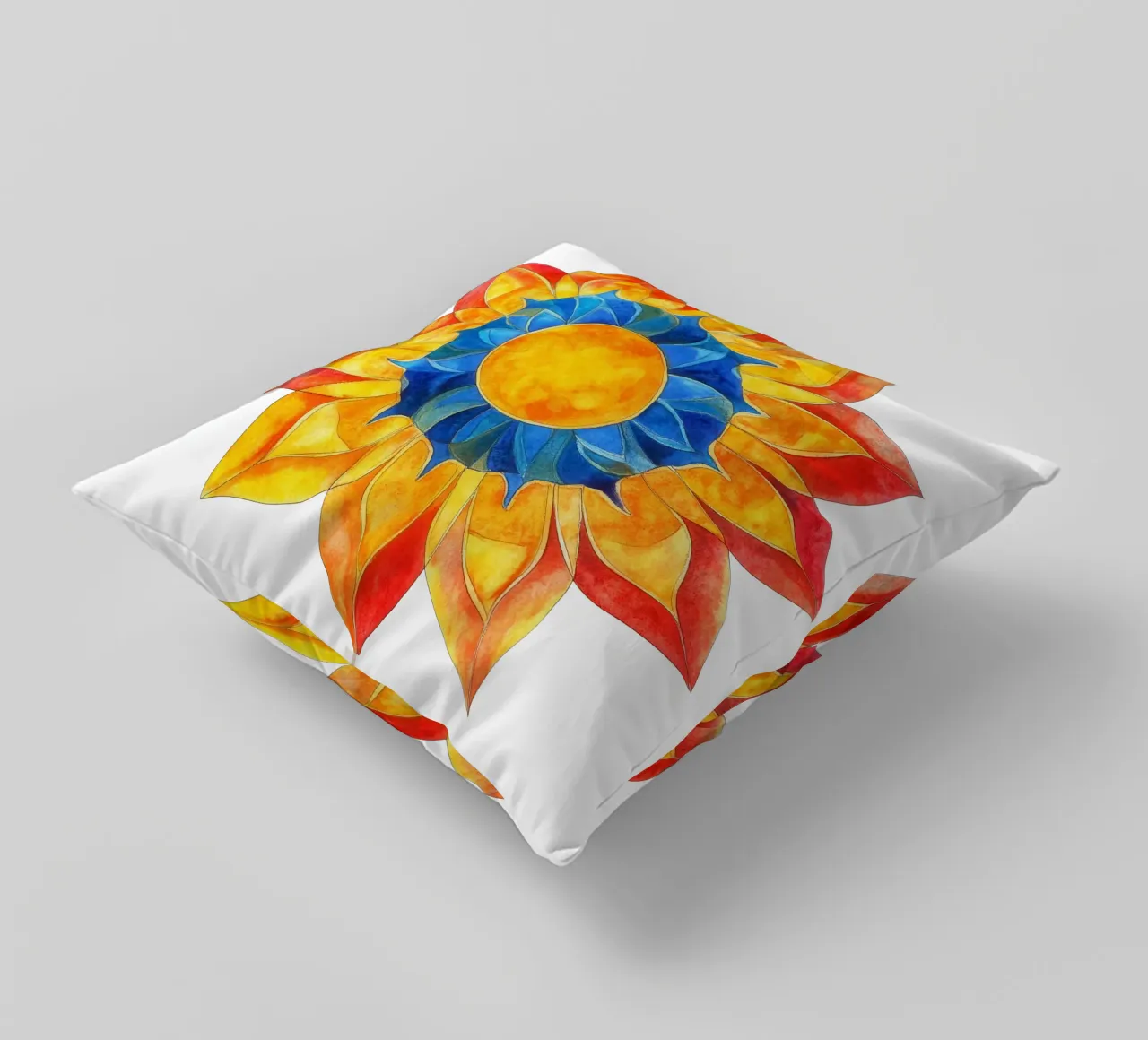 Mandala del sole cuscino da Spiritual Touch
