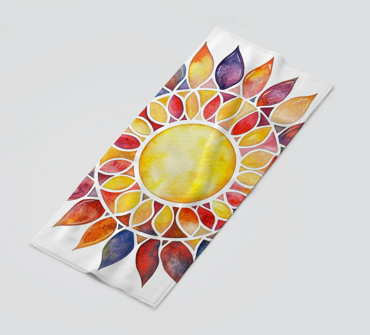 Mandala del sole telo mare da Spiritual Touch
