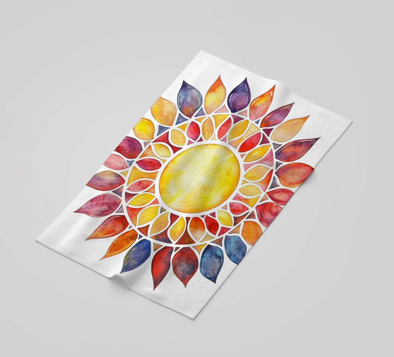 Mandala del sole telo mare da Spiritual Touch