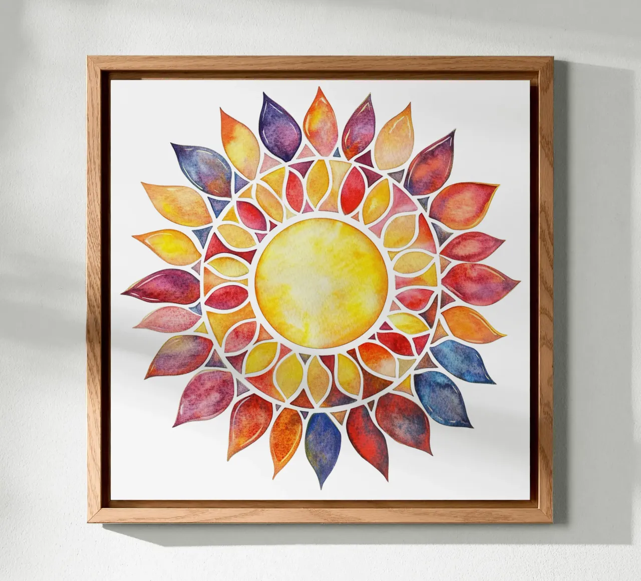 Mandala van de zon forex-plaat van Spiritual Touch