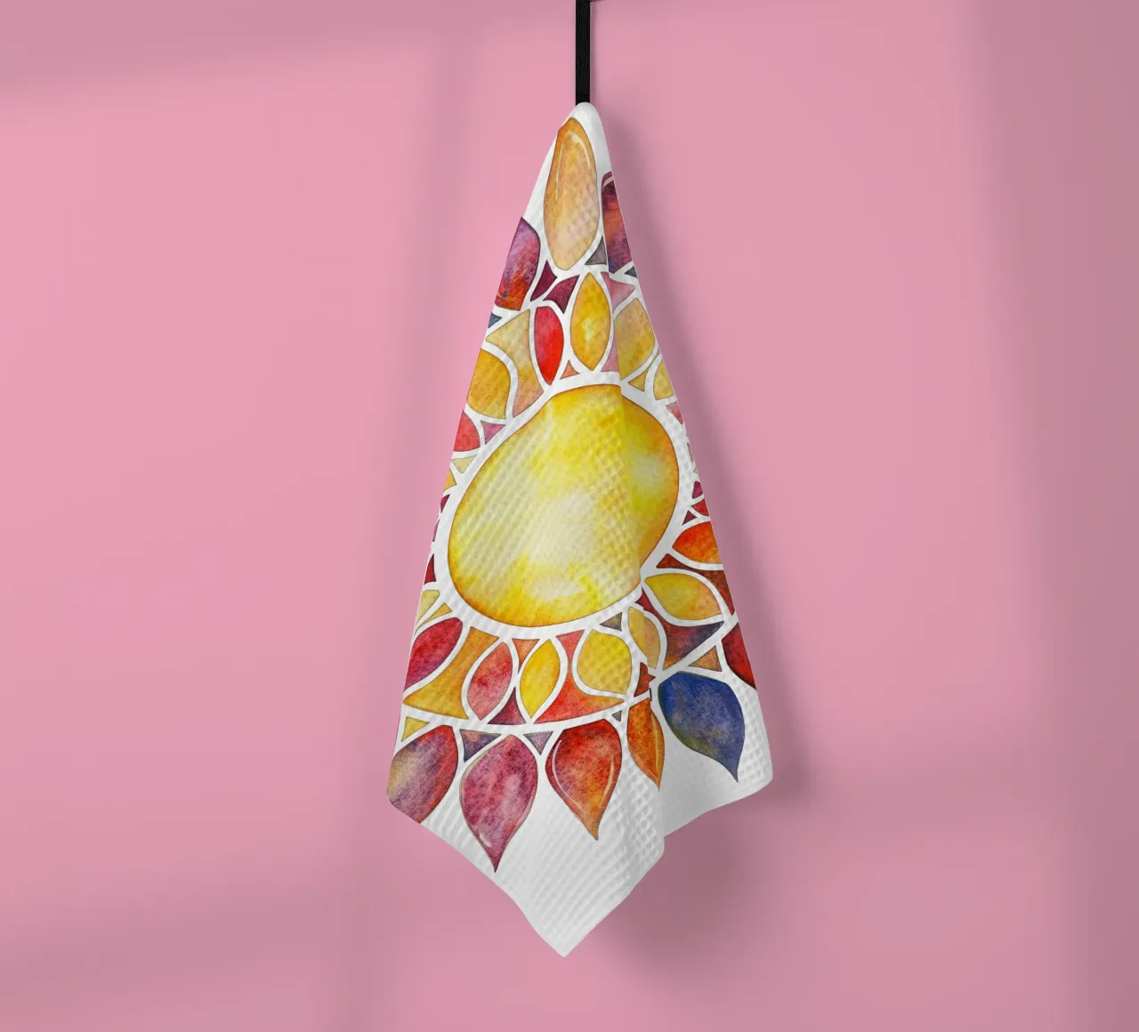 Mandala del sole canovaccio da cucina da Spiritual Touch