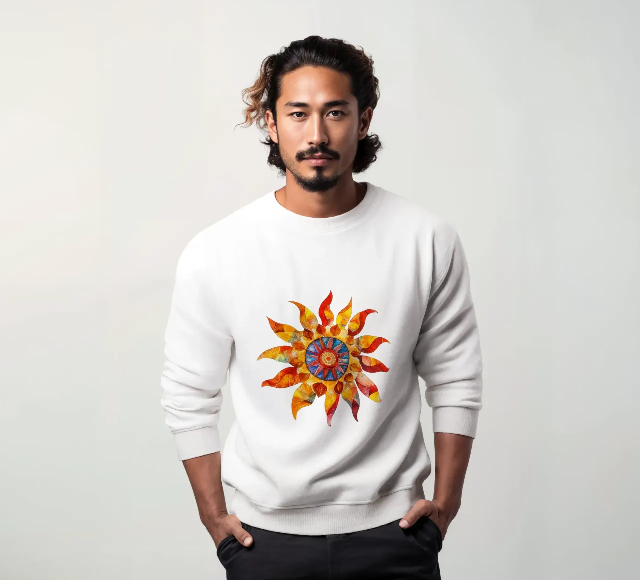 Mandala del sole felpa da Spiritual Touch