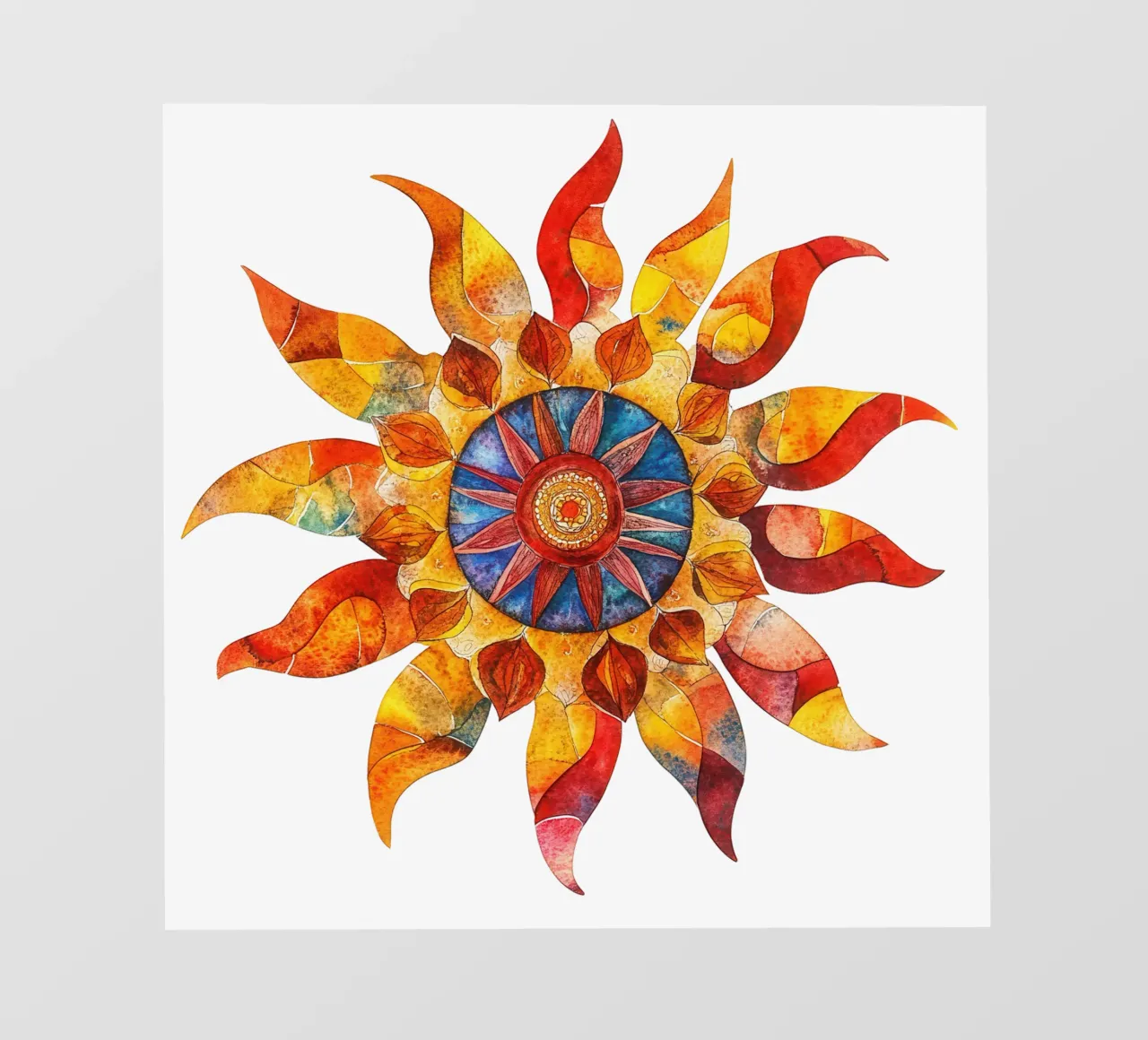 Mandala del sole pellicola backlit da Spiritual Touch