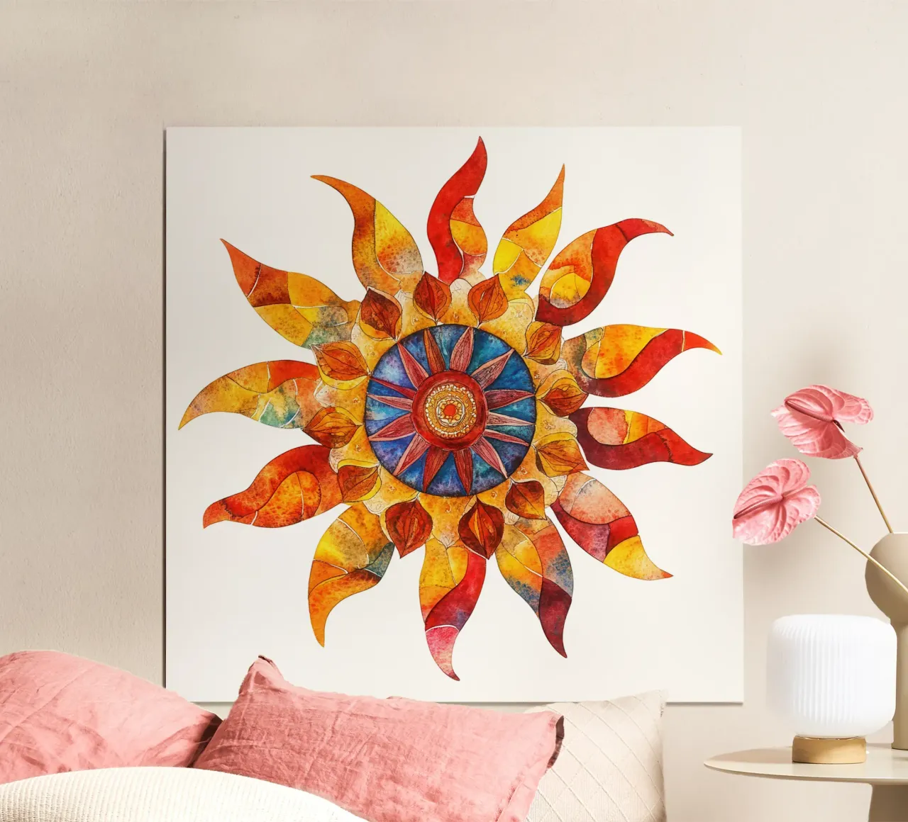 Sun Mandala poster by Spiritual Touch