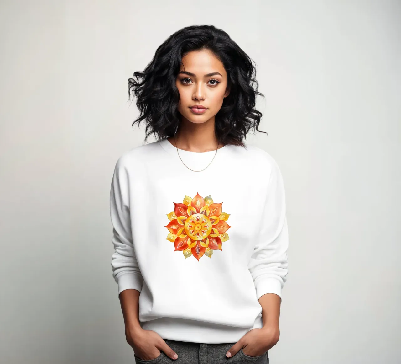 Mandala del sole felpa da Spiritual Touch