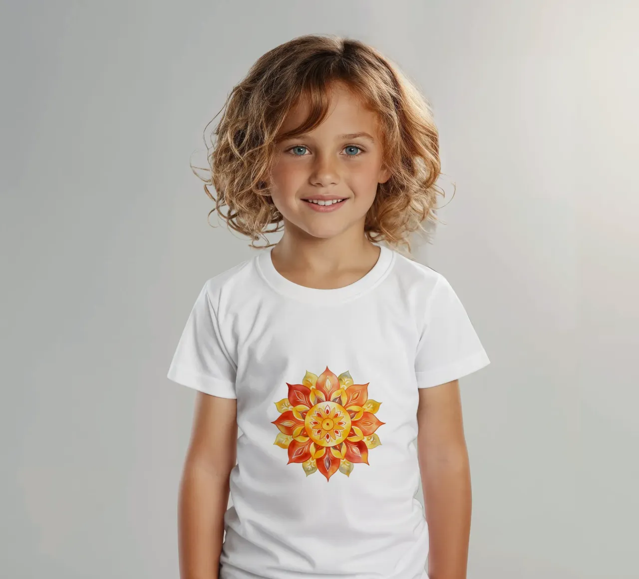 Sun Mandala kids t-shirt by Spiritual Touch