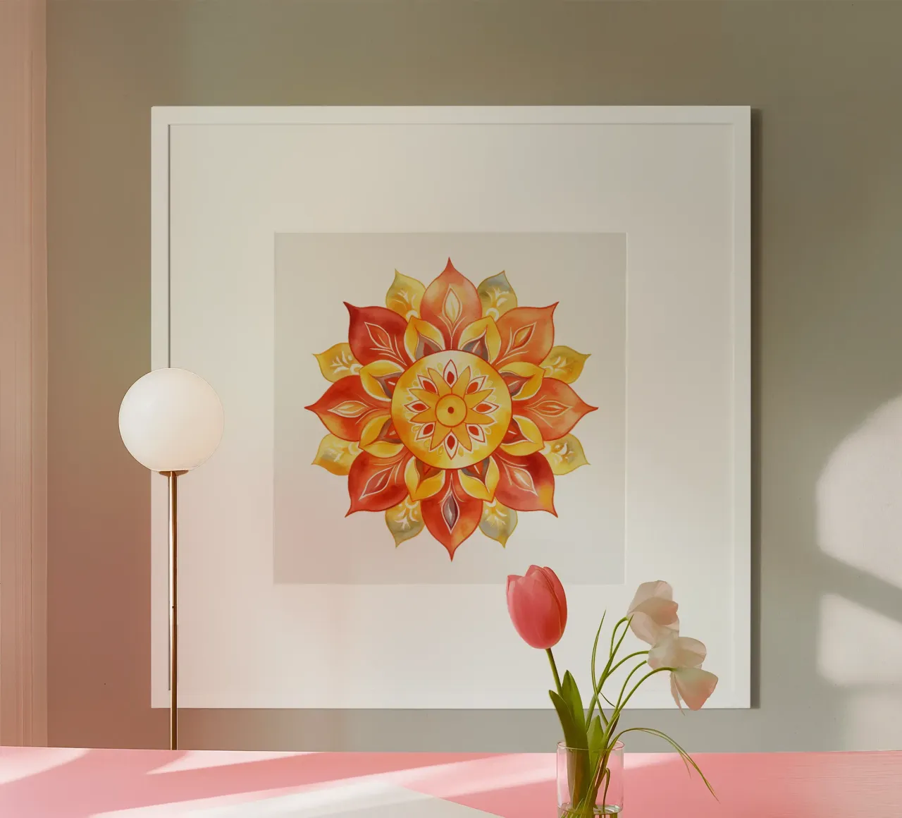 Sun Mandala poster by Spiritual Touch