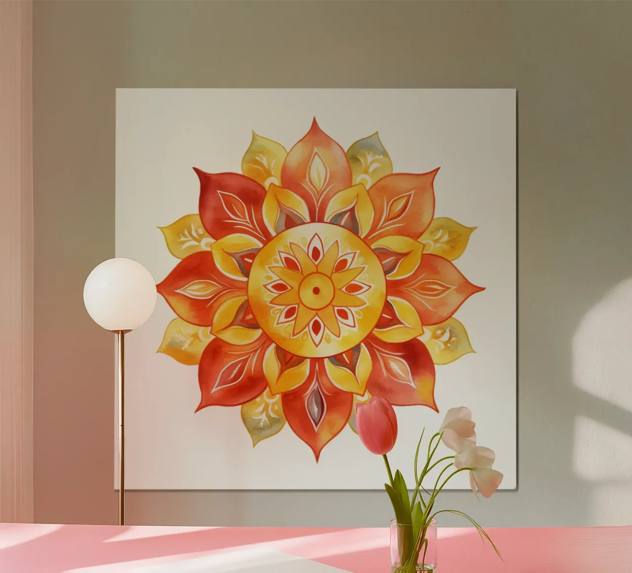 Sun Mandala poster by Spiritual Touch