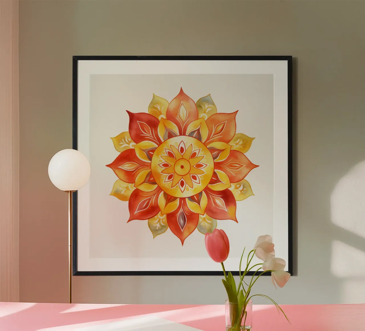 Sun Mandala poster by Spiritual Touch
