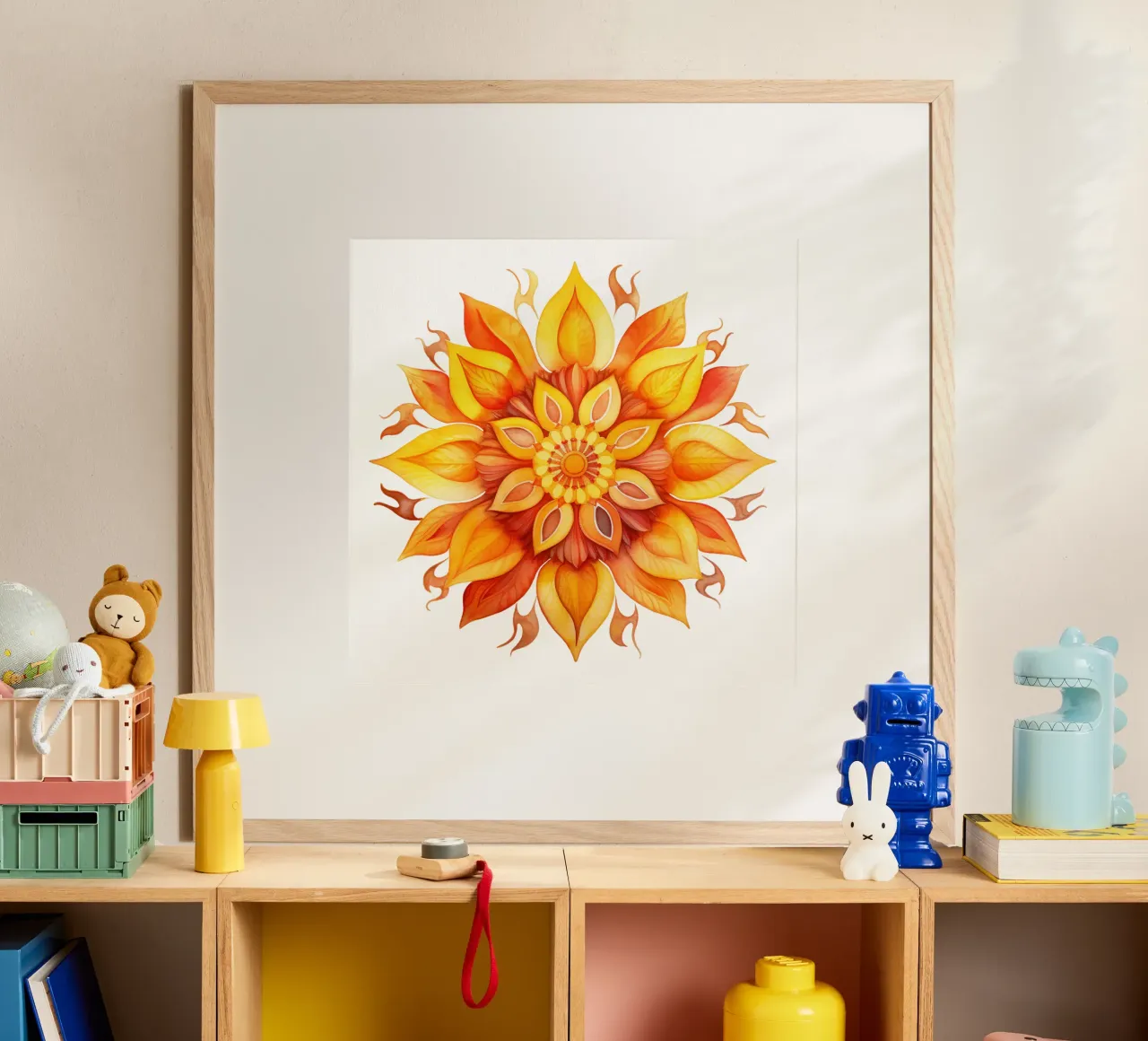 Mandala del sole poster da Spiritual Touch