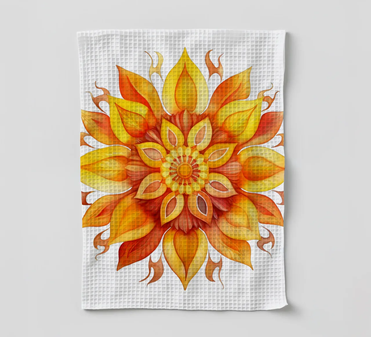 Mandala del sole canovaccio da cucina da Spiritual Touch
