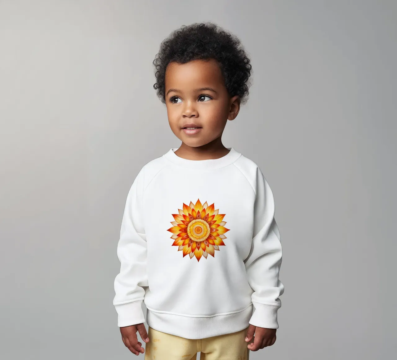 Mandala del sole felpa neonato da Spiritual Touch
