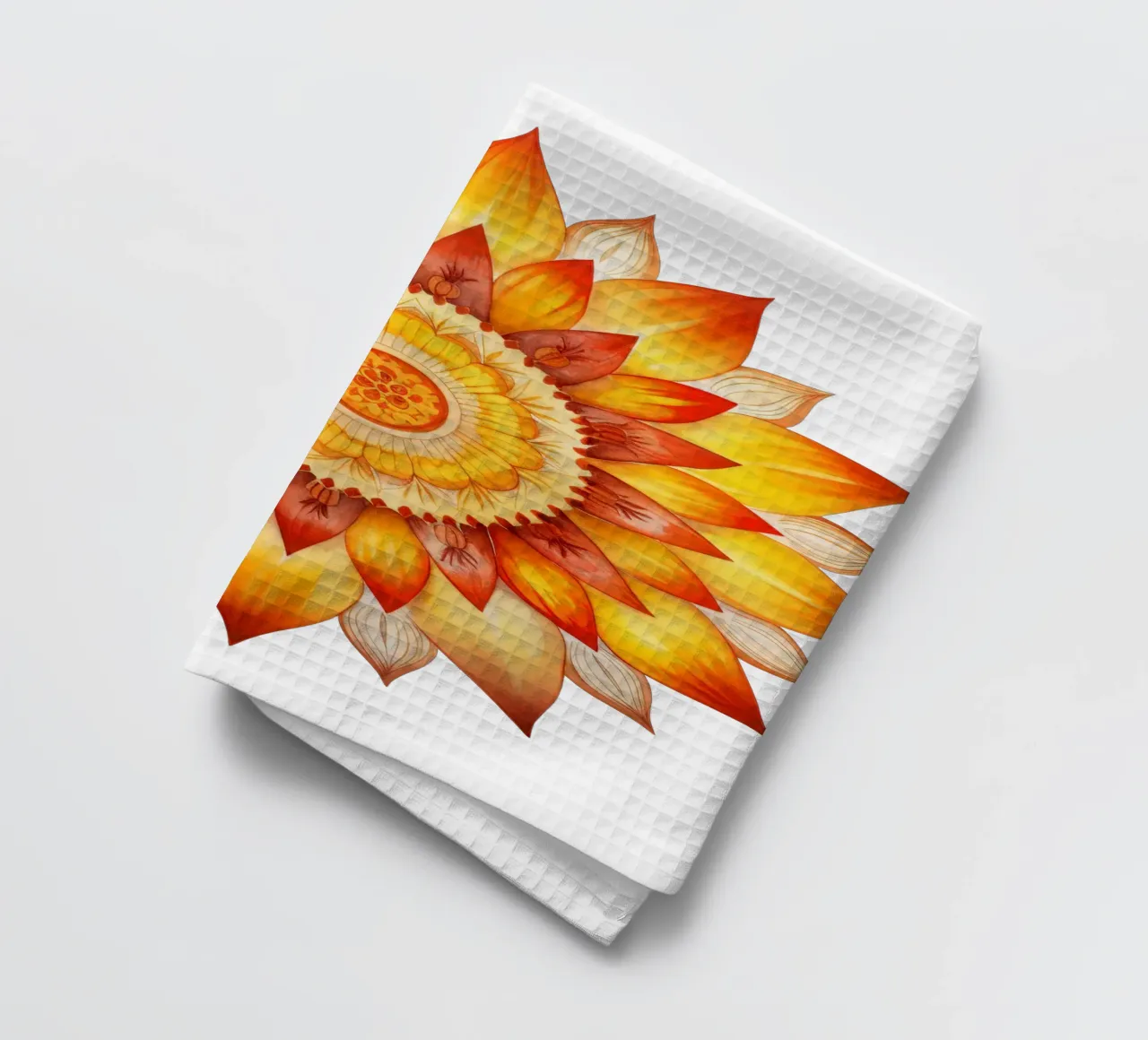 Mandala del sole canovaccio da cucina da Spiritual Touch