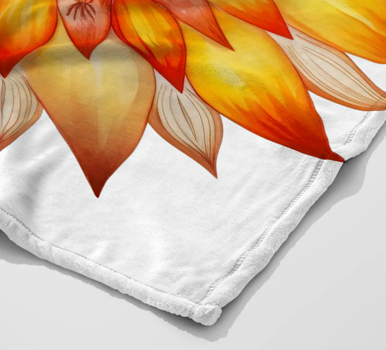 Mandala del sole coperta in pile da Spiritual Touch