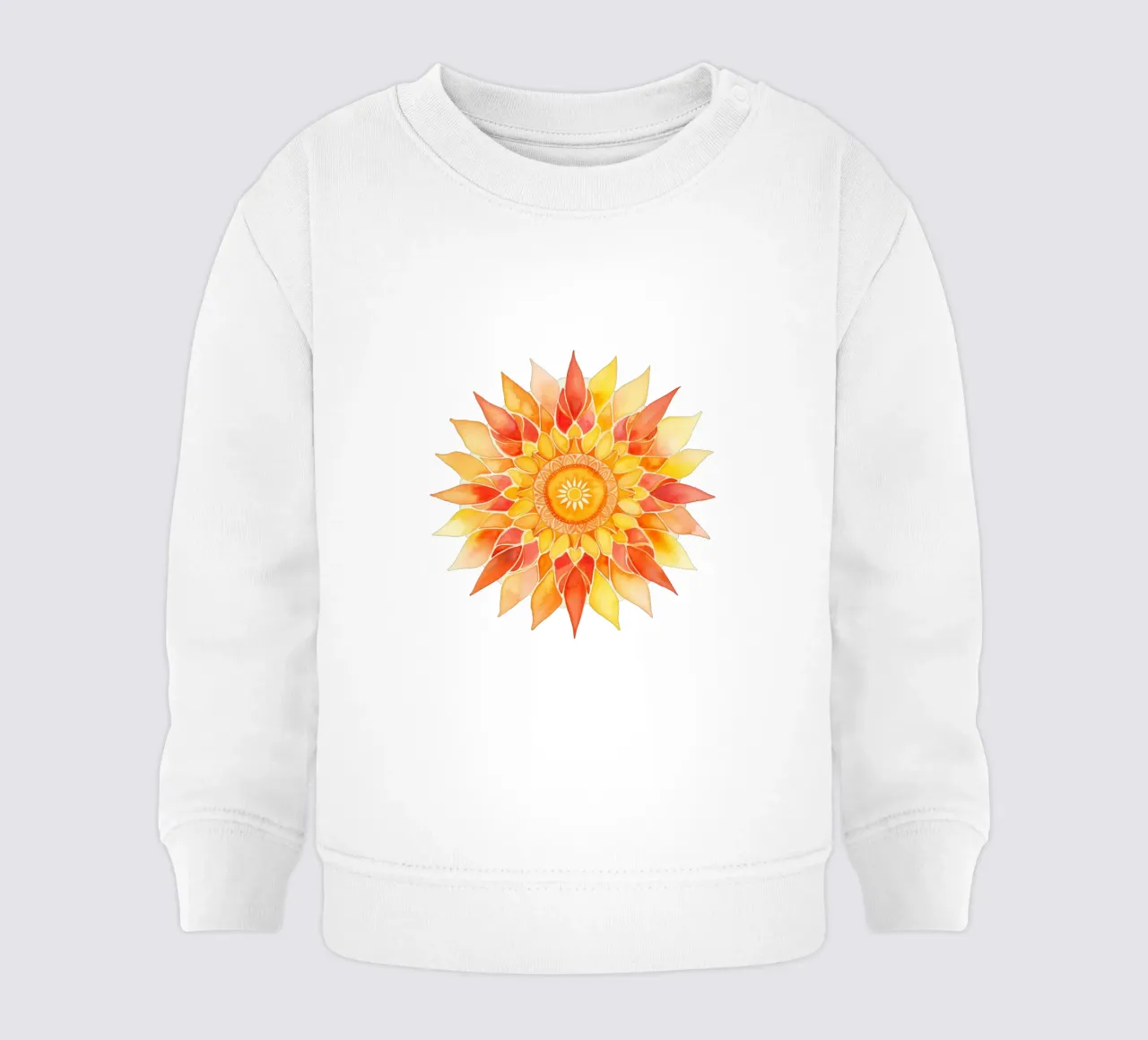 Mandala del sole felpa neonato da Spiritual Touch