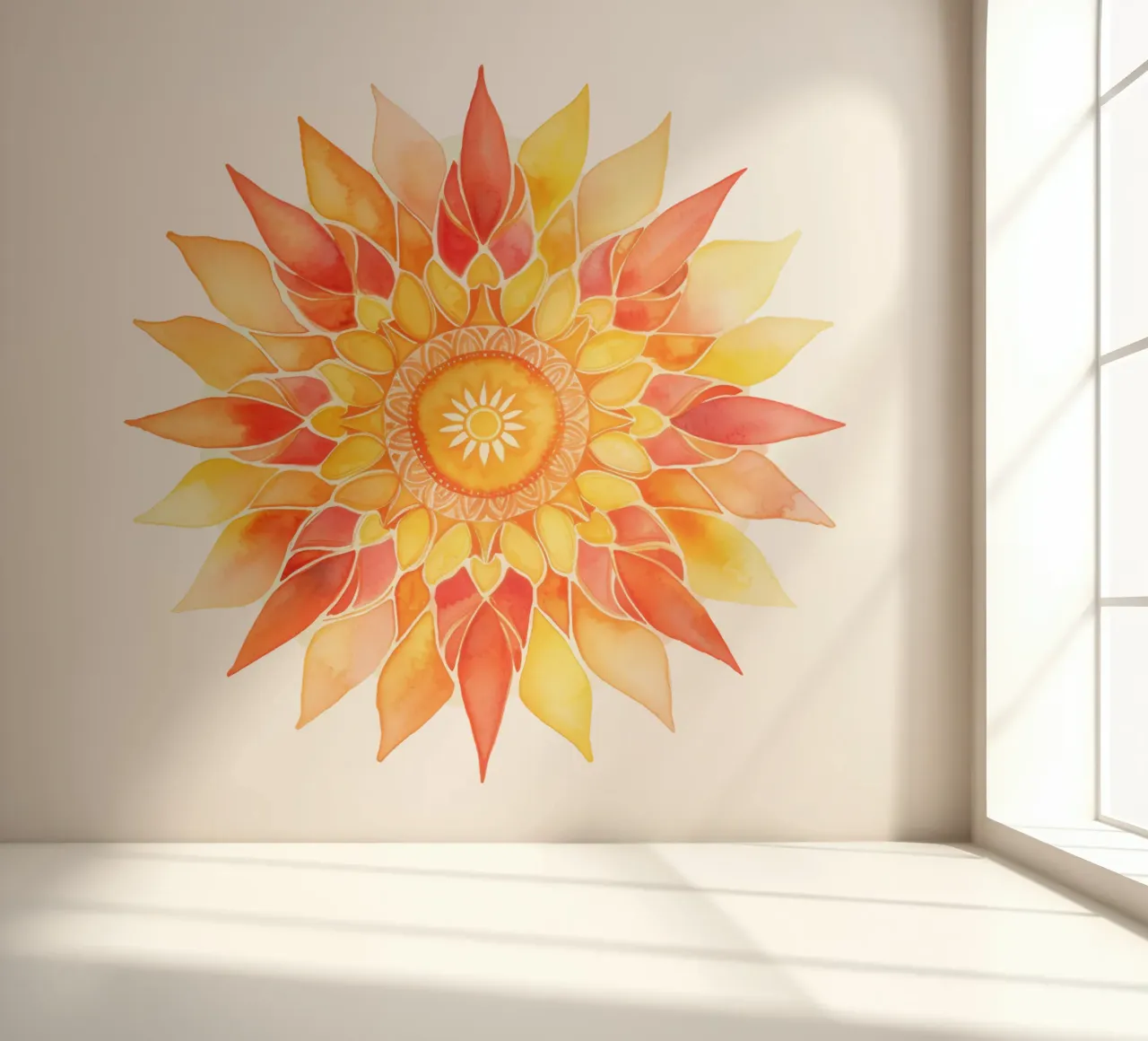 Sun Mandala photo wallpaper by Spiritual Touch