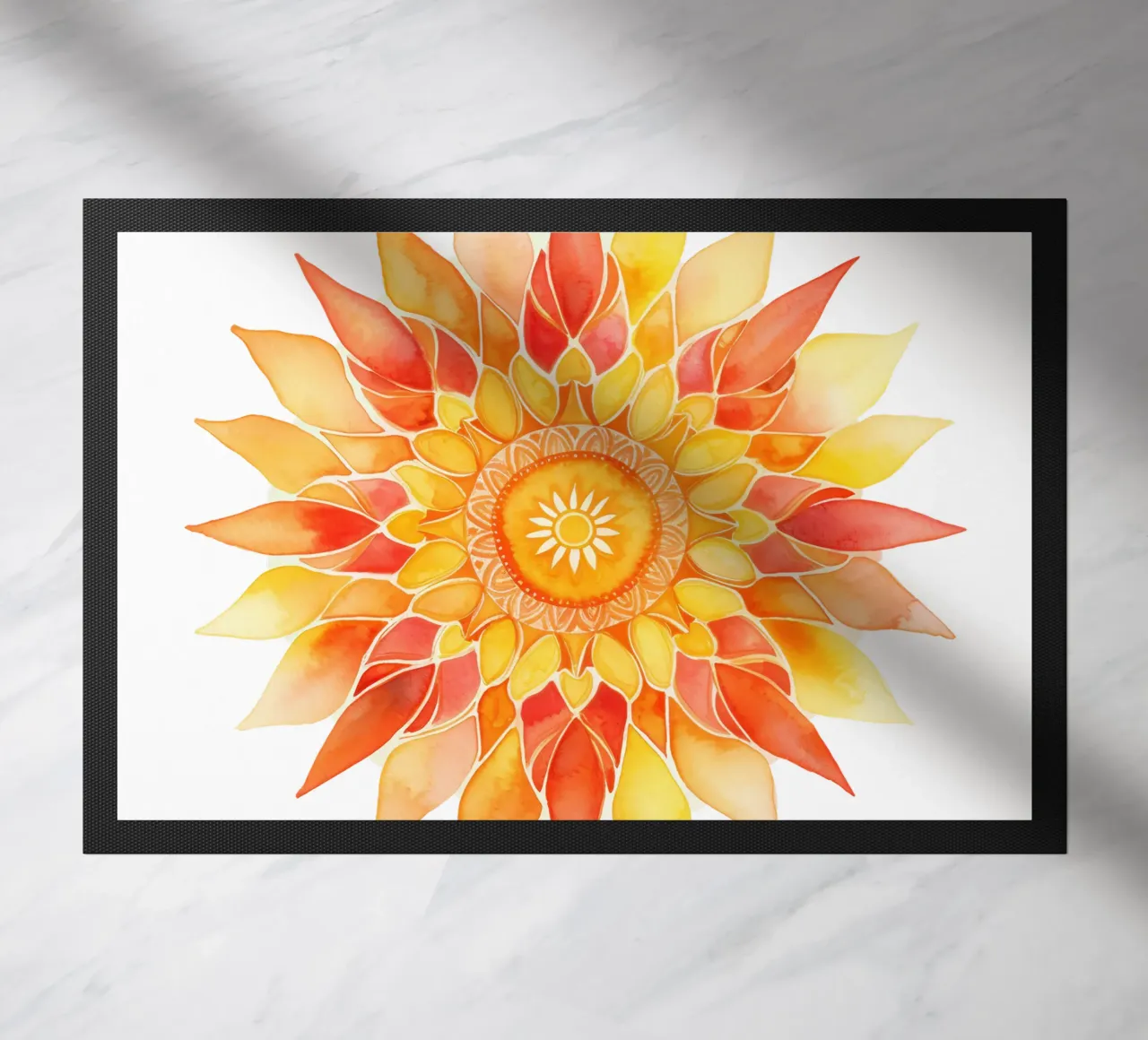Mandala del sole zerbino da Spiritual Touch