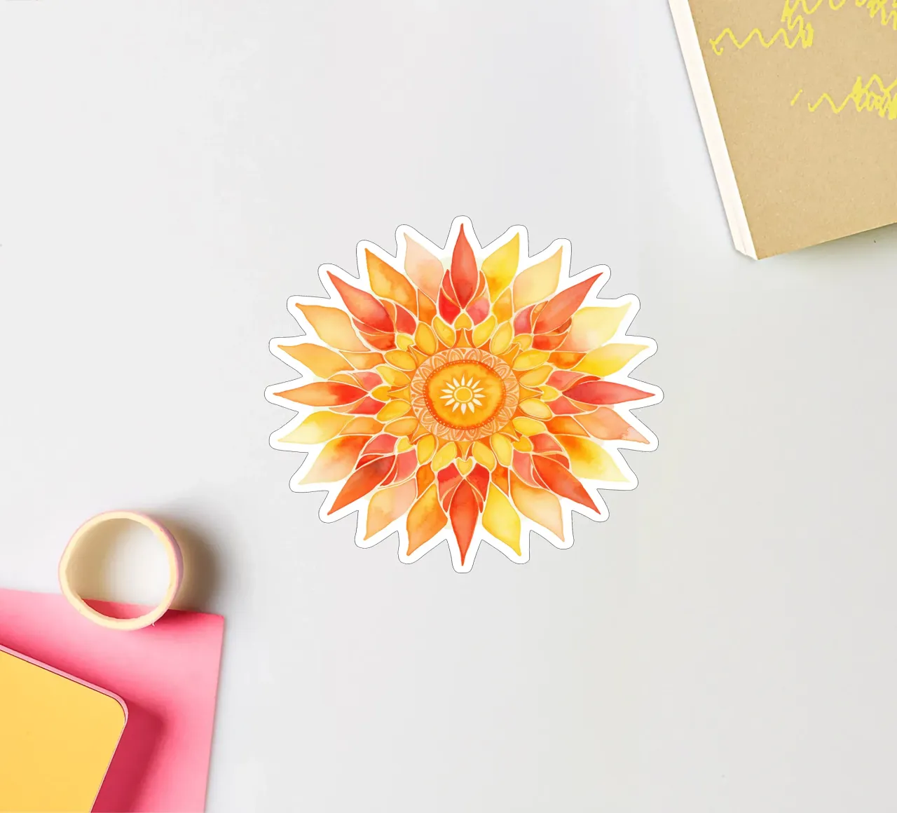 Sun Mandala sticker by Spiritual Touch