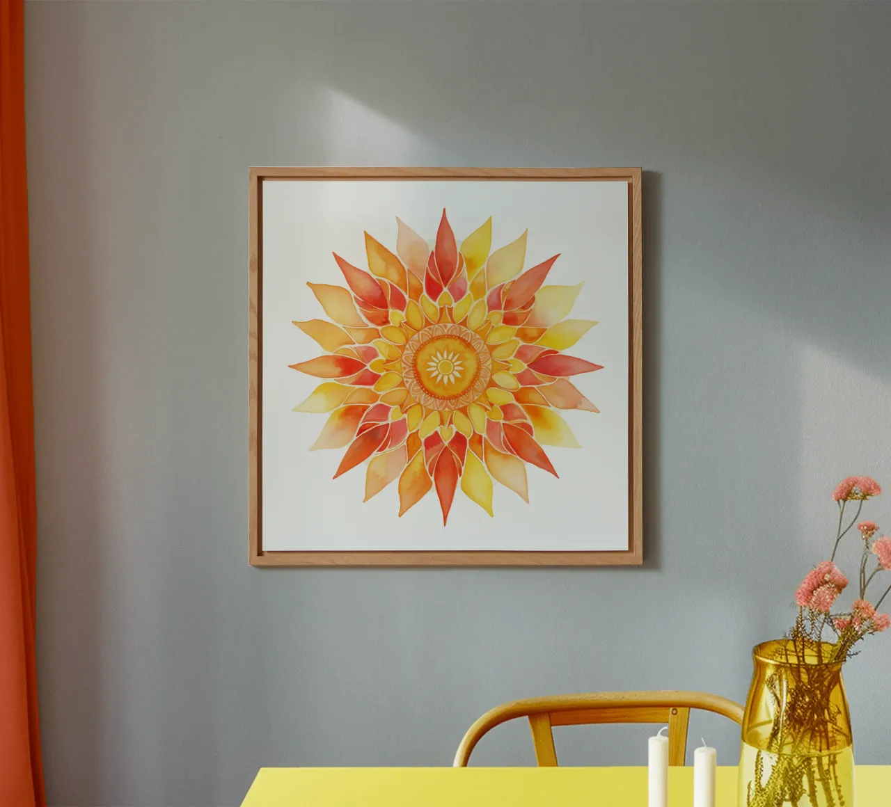 Sun Mandala forex plate by Spiritual Touch