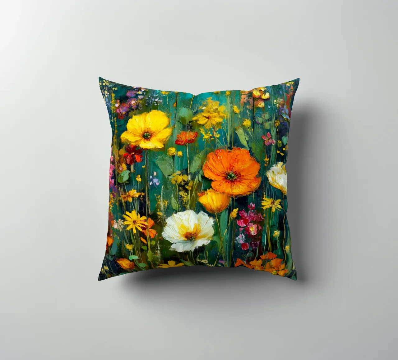 Pieno di fiori cuscino da Justyna Jaszke JBJart