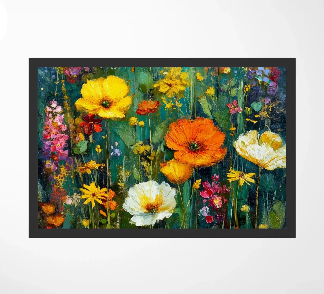 Pieno di fiori zerbino da Justyna Jaszke JBJart