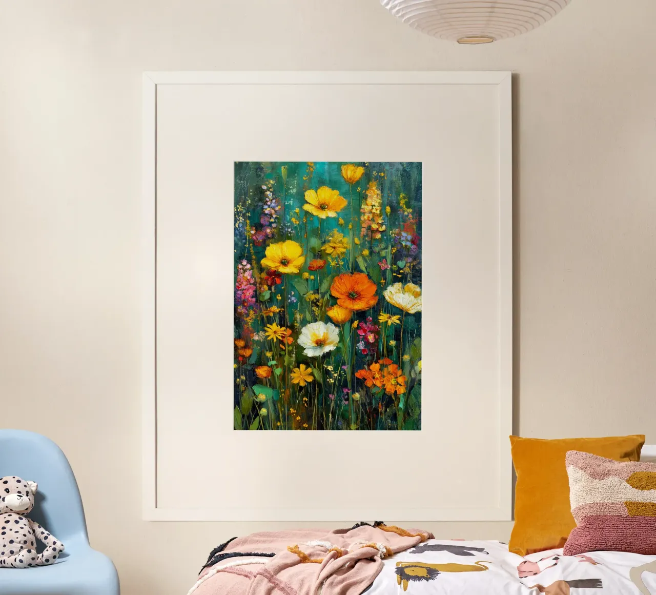 Pieno di fiori poster da Justyna Jaszke JBJart