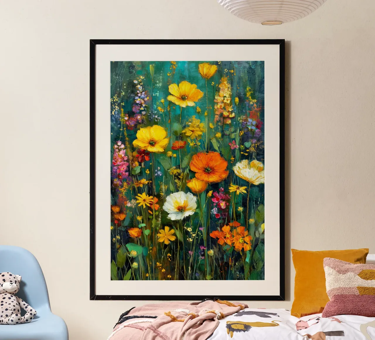 Pieno di fiori poster da Justyna Jaszke JBJart